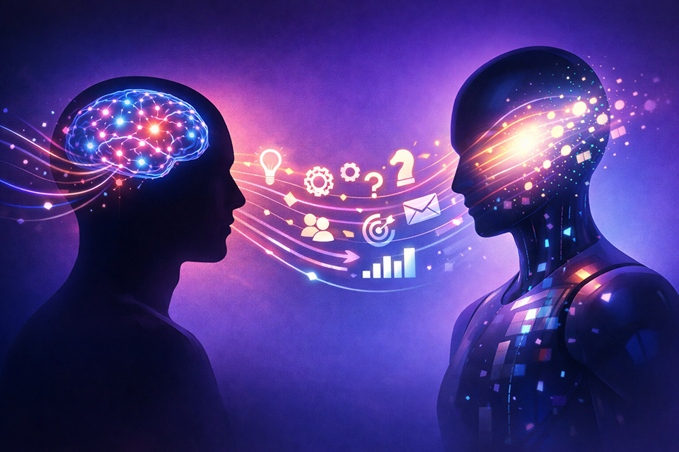 Cognitive capacity being absorbed - displacement not replacement