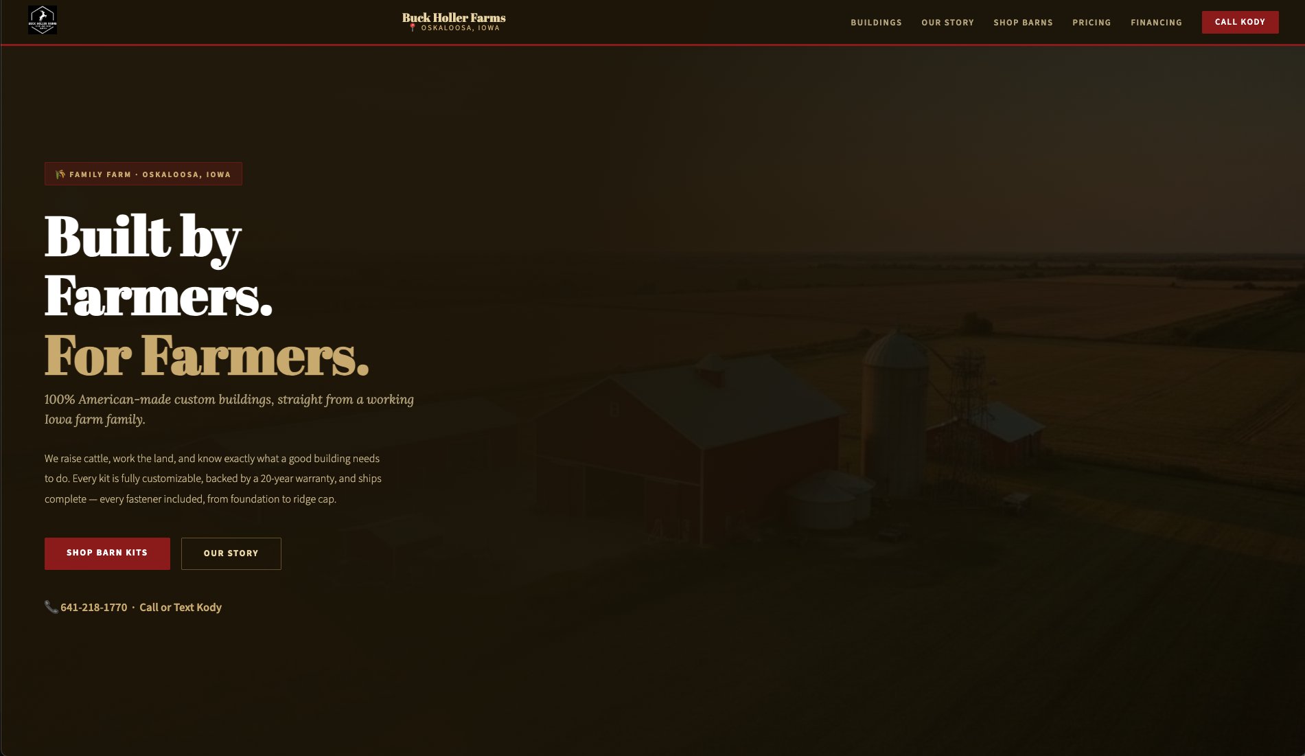 Buck Holler Farms after renovation